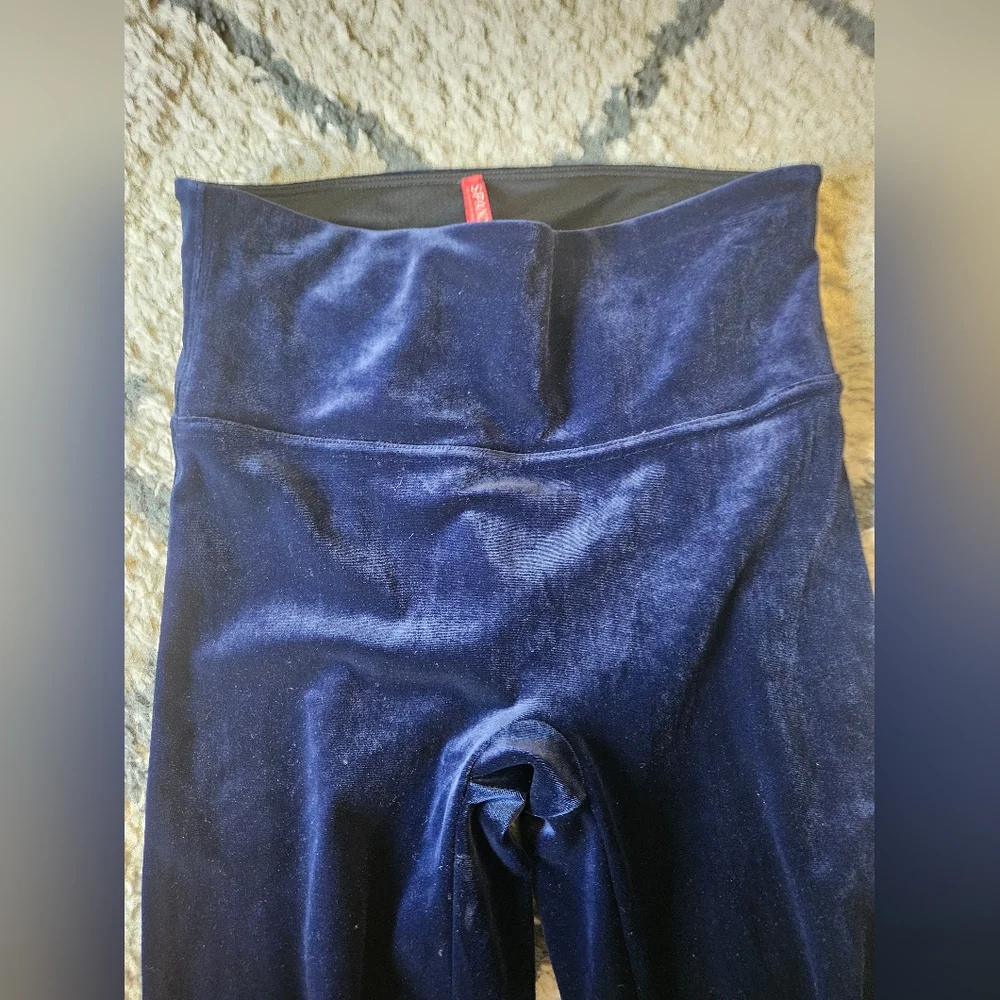 Spanx Velvet Full Length Leggings Tights Small - Picture 3 of 6